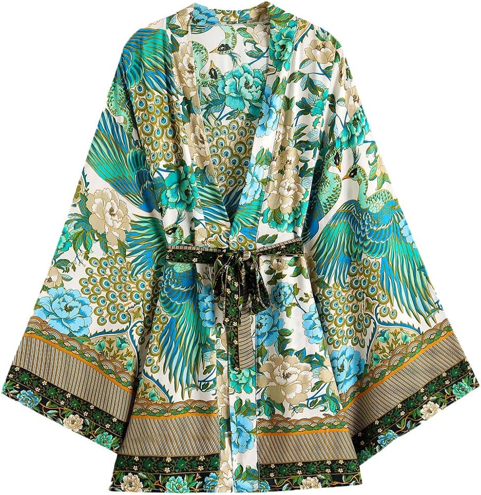 CHEAP/BEST WOMEN'S SHORT COTTON KIMONOS FROM 8€/Unit