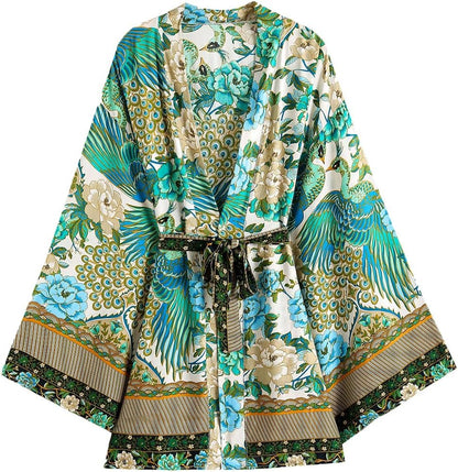 CHEAP/BEST WOMEN'S SHORT COTTON KIMONOS FROM 8€/Unit